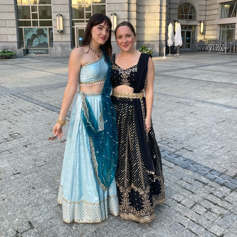 Elegant Blue Lehenga Dress